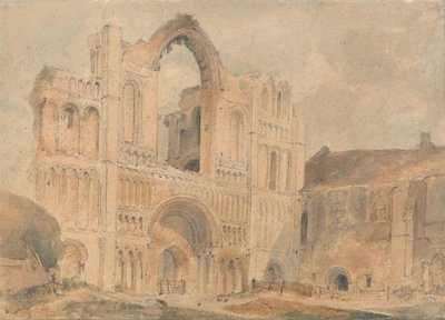 Castle Acre Priory, Norfolk, West Front by John Sell Cotman